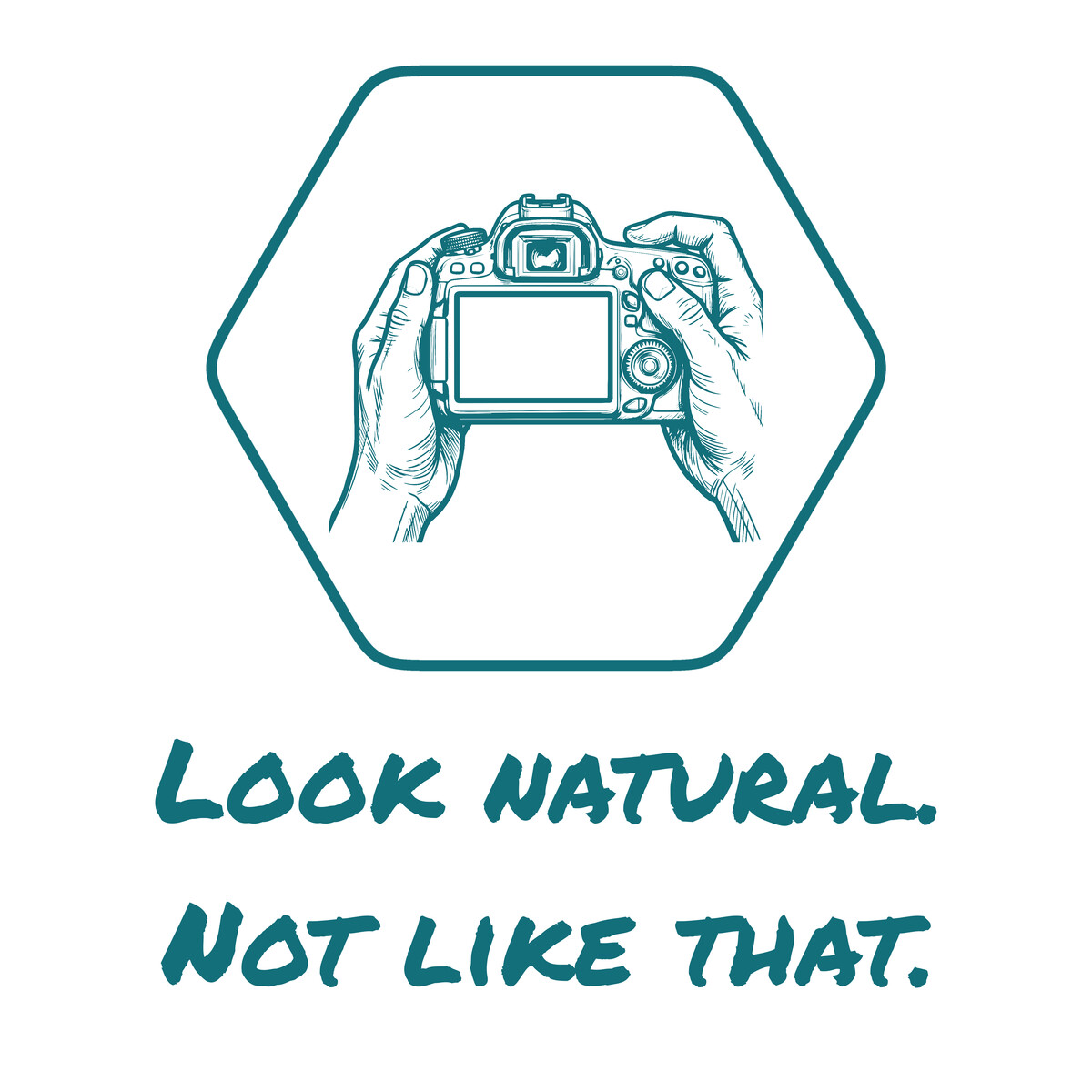Hands Holding Up a Camera, Funny Portrait Photographer Gift Idea