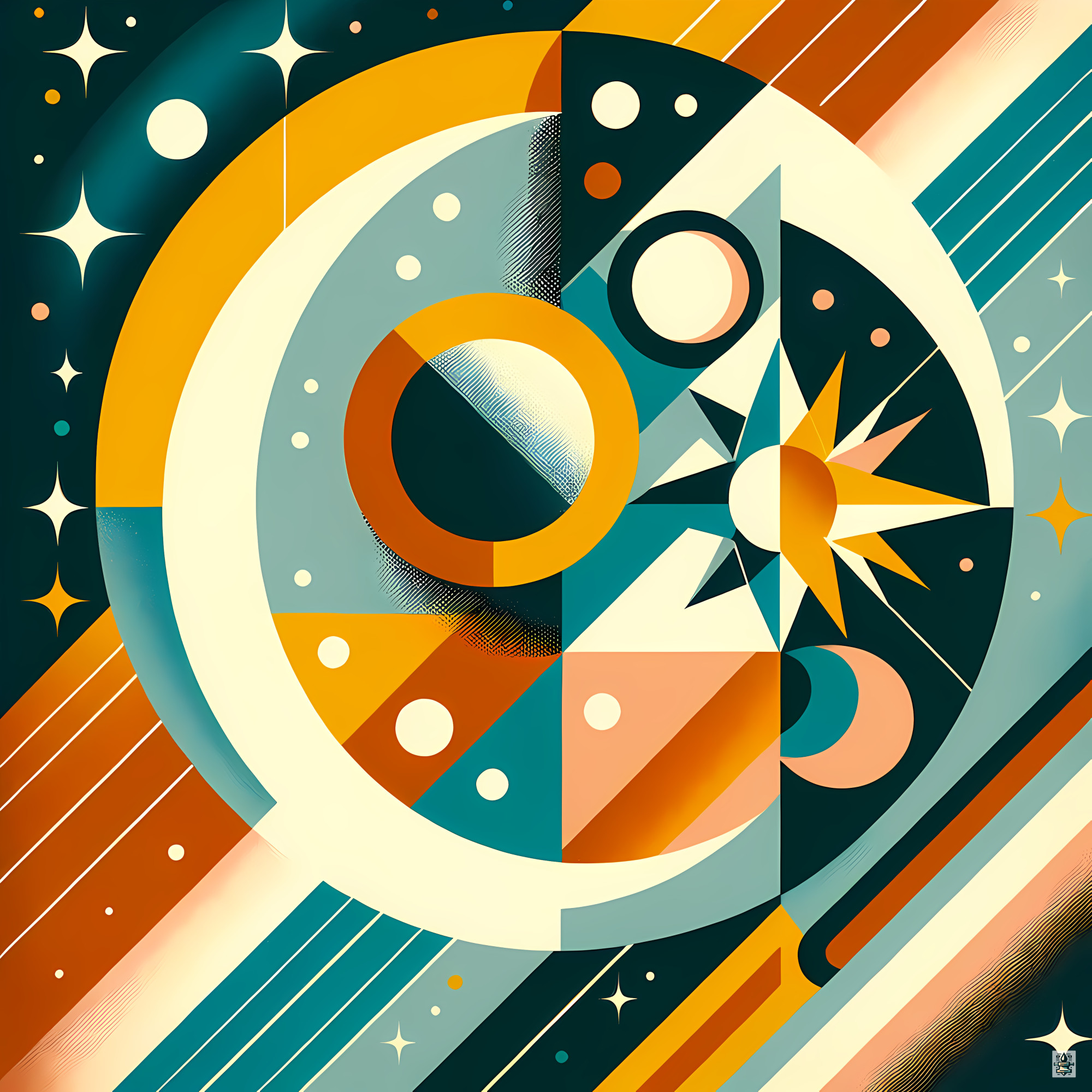 Geometric Moon and Star Orbit
