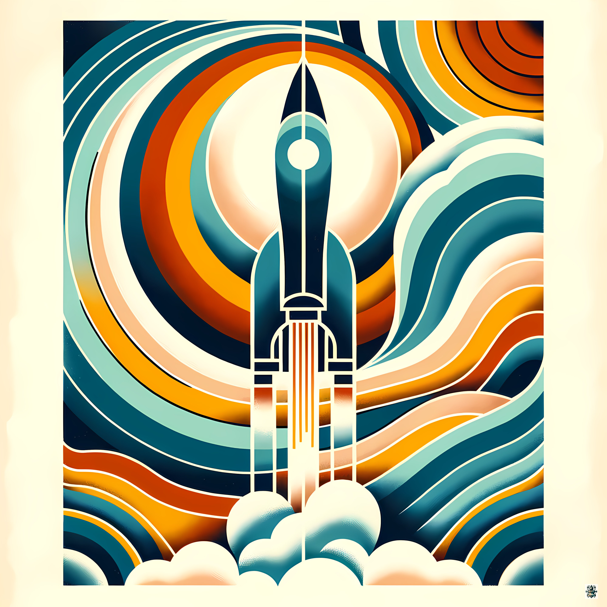 Retro Rocket Launch Geometry