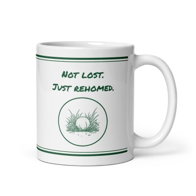 Not lost. Just rehomed. mug
