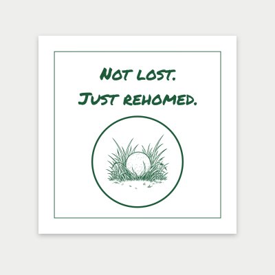 Not lost. Just rehomed. print