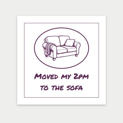 Moved my 2pm to the sofa print