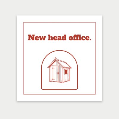 New head office. print