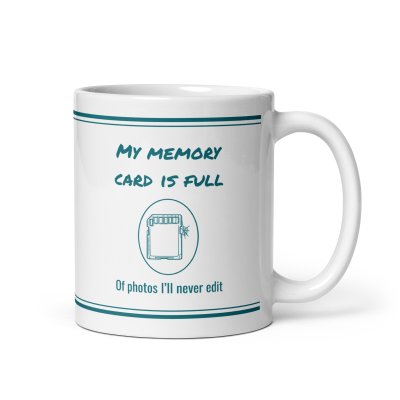 My memory card is full mug