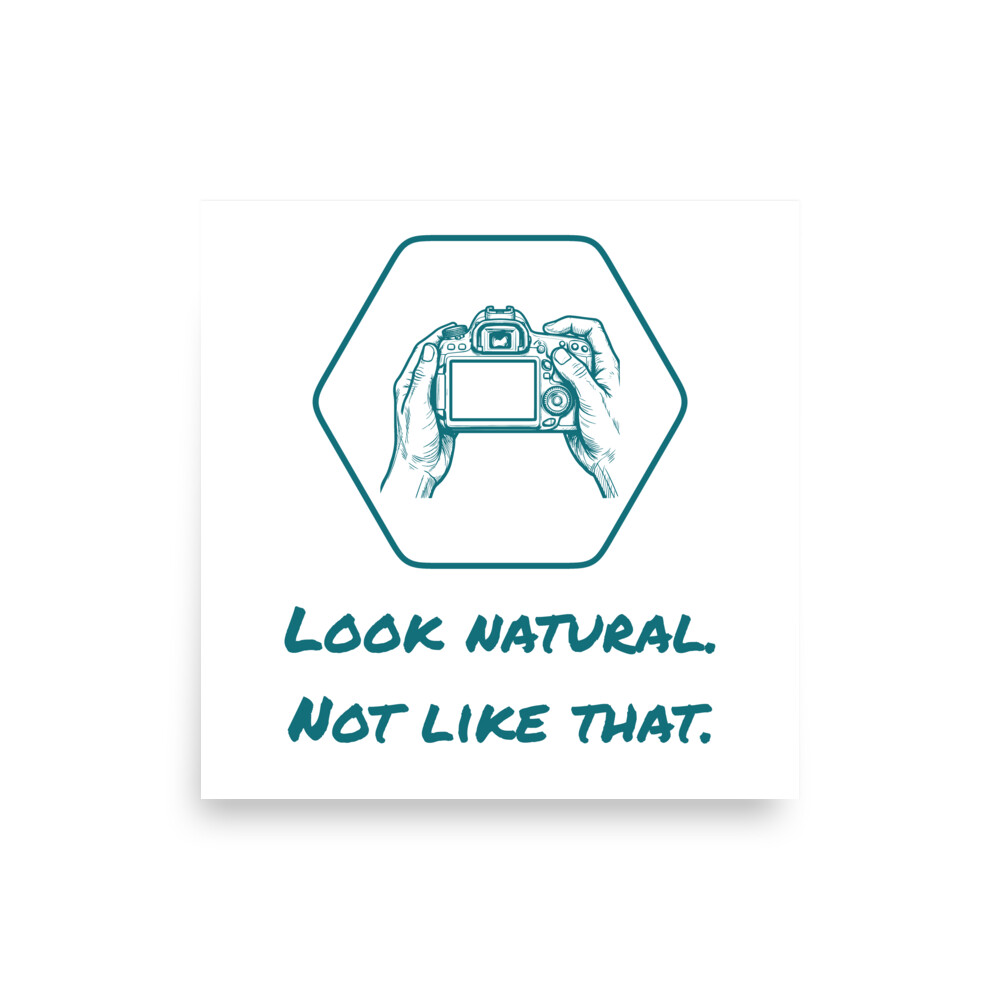 Hands Holding Up a Camera, Funny Portrait Photographer Gift Idea