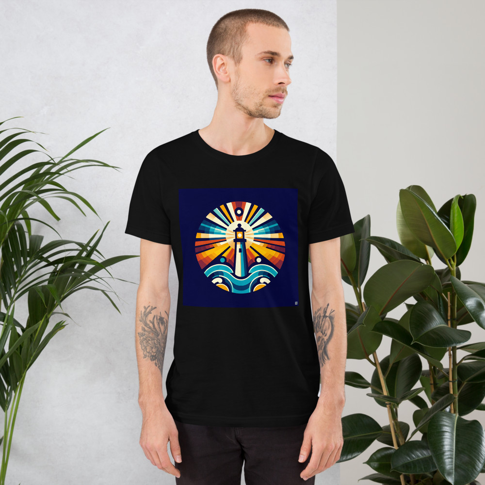 Geometric Lighthouse Sunburst