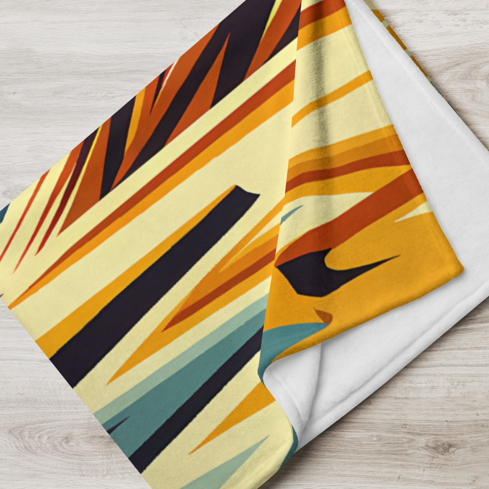 Geometric Desert Canyon Sunrise