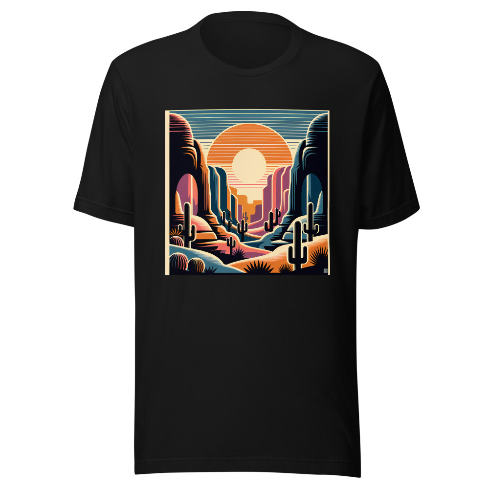 Gradient Desert Canyon Sunset