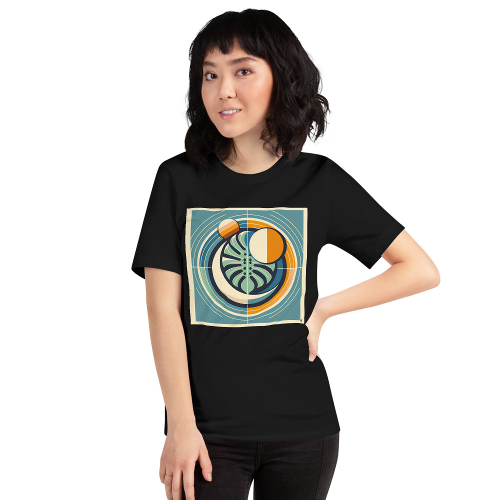 Geometric Monstera Leaf Circles