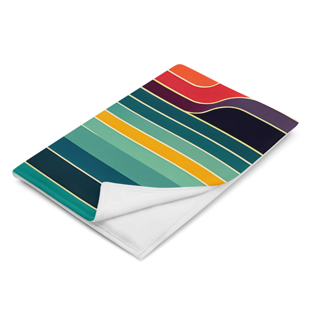 Geometric Sunset Sailboat Colour Block