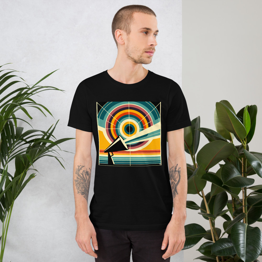 Geometric Megaphone Sunburst