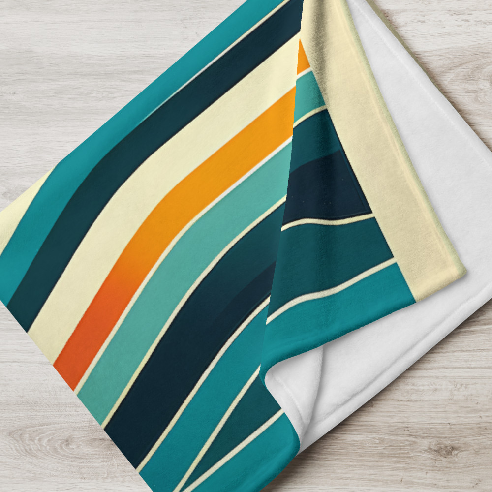 Geometric Sailboat Sunset Colour Blocks