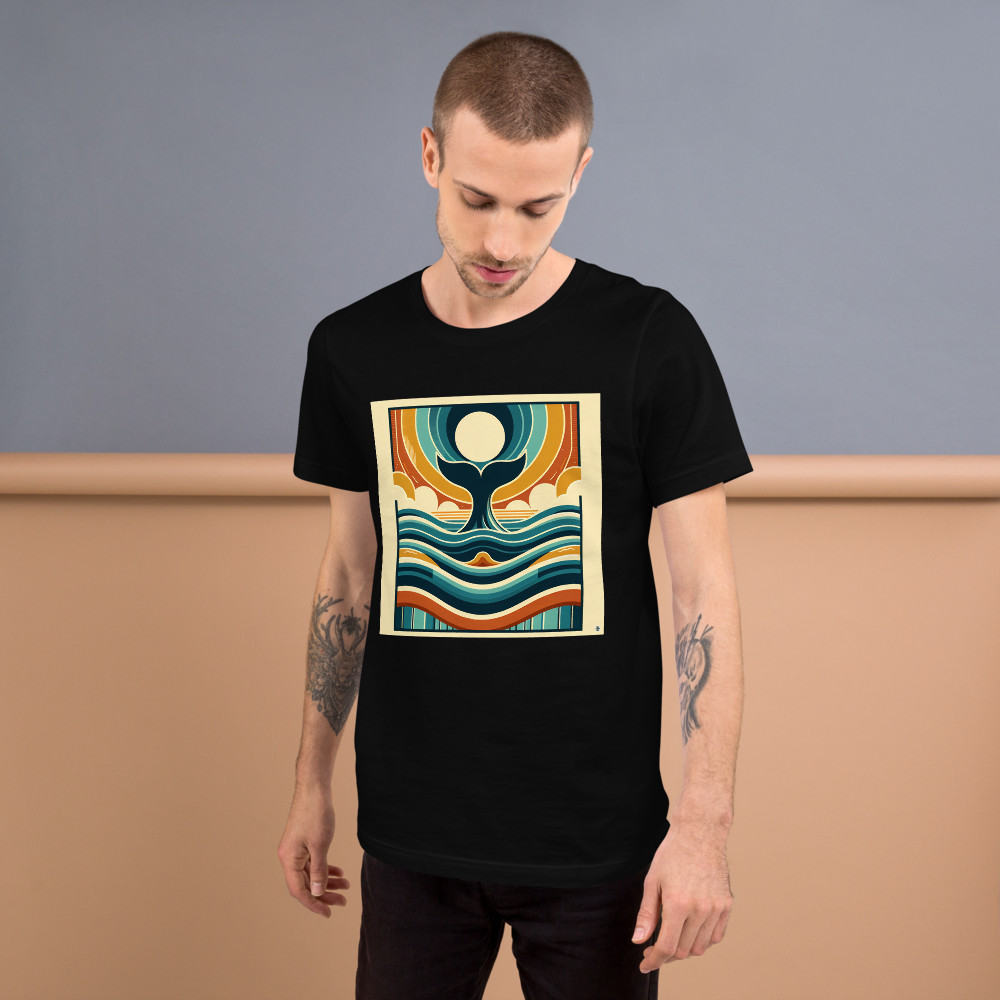 Geometric Whale Tail and Ocean Waves