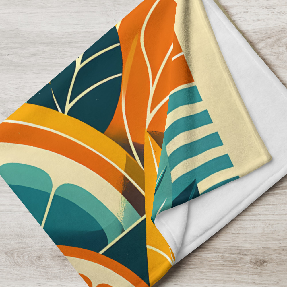 Bold Citrus Slice Illustration