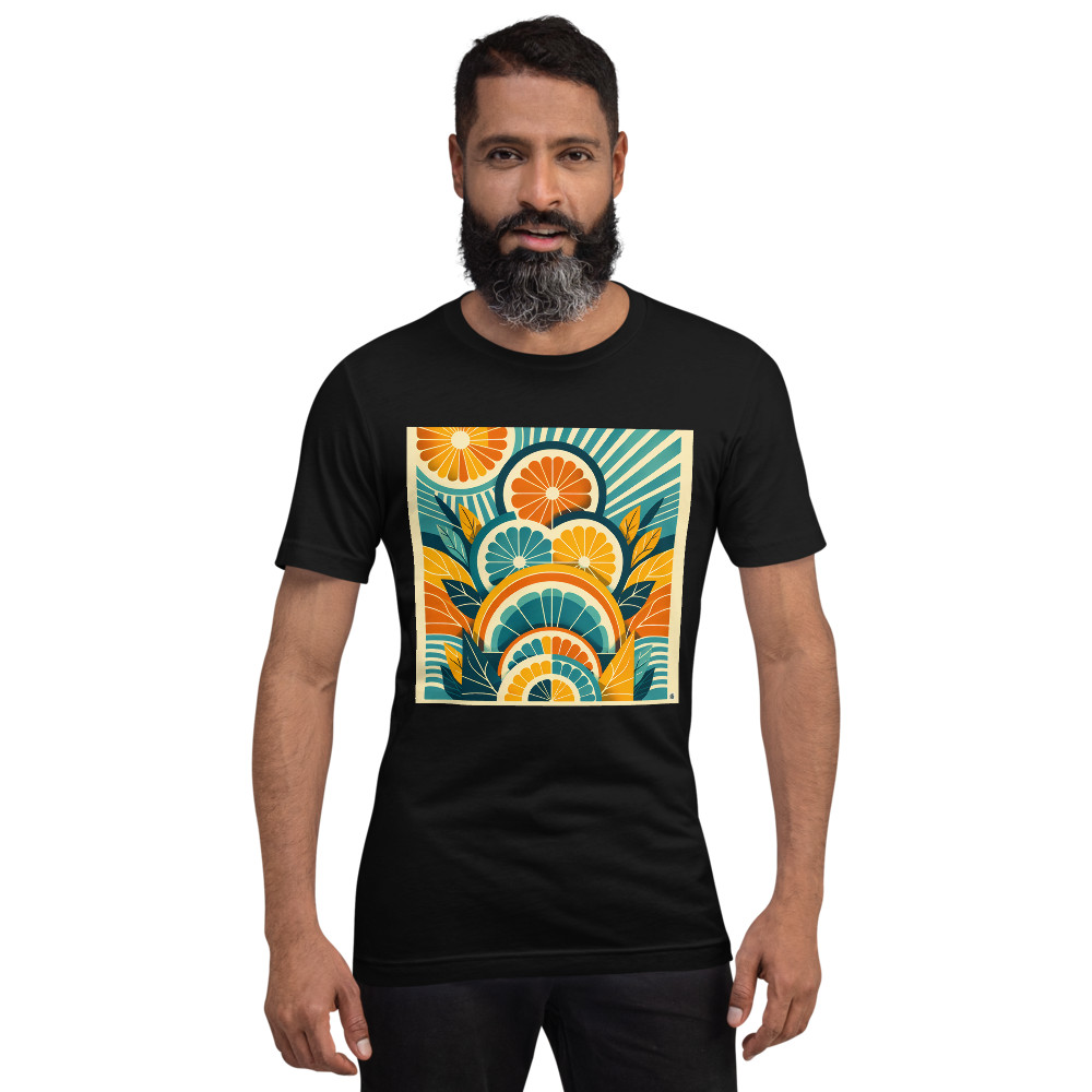 Bold Citrus Slice Illustration