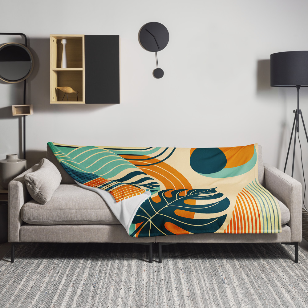 Geometric Tropical Leaves with Arches and Stripes